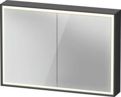 Duravit Vitrium Aynalı dolap Grafit Mat Grafit, Gövde malzemesi: Yüksek yoğunluklu üç katlı ahşap levha, Yuva: Entegre, Priz sayısı: 1, fiş priz tipi: F, Lavabo alanı aydınla VT7552049490010