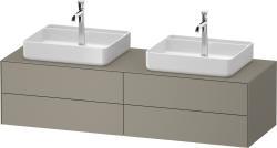 Duravit White Tulip Asma dolap ünitesi 1600 mm Taş Grisi Saten Mat Lake WT4868B92920000
