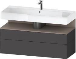 Duravit Studio F. A. Porsche Collection Asma dolap ünitesi 1190 mm Grafit Mat QA4396043490000