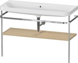 Duravit Happy D.2 c-shape Metal lavabo konsolu 1175 mm Akdeniz Meşesi Gerçek ahşap kaplama HP4839N71710000