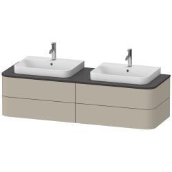 Duravit Happy D.2 Asma dolap ünitesi 1600 mm Taupe Saten Mat Lake HP4974B60600010