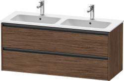 Duravit Ketho.2 Asma dolap ünitesi 1280 mm Koyu Ceviz Dekor K25266021210000
