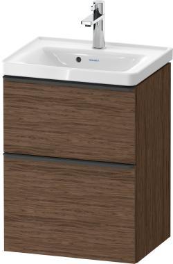Duravit D-Neo Asma dolap ünitesi 484 mm Koyu Ceviz Dekor DE43500BD210000