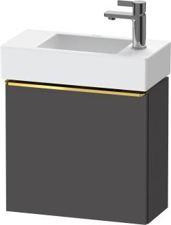 Duravit D-Neo Asma dolap ünitesi 484 mm Grafit Mat DE4219R34490000