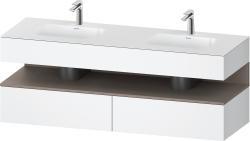 Duravit Studio F. A. Porsche Collection Ankastre lavabo tezgahlı dolap ünitesi ile birlikte 1600 mm Beyaz Mat QA4797043180010