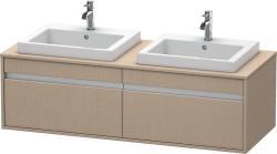 Duravit Ketho Asma dolap ünitesi 1400 mm Keten Dekor KT6797B7575