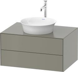 Duravit White Tulip Asma dolap ünitesi 800 mm Taş Grisi Saten Mat Lake WT4985092920010