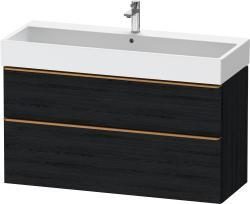 Duravit D-Neo Asma dolap ünitesi 1184 mm Siyah Meşe DE4375004160000