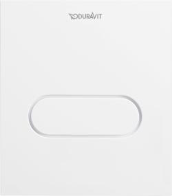 Duravit DuraSystem Pisuvar için mekanik kumanda paneli A1 10 mm Beyaz (Alpin)