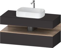 Duravit Studio F. A. Porsche Collection Asma dolap ünitesi 1200 mm Grafit Süper Mat QA4732055800010
