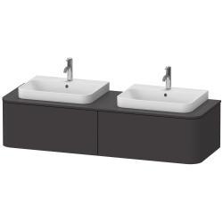 Duravit Happy D.2 Asma dolap ünitesi 1600 mm Grafit Süper Mat HP4946B80800010
