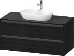 Duravit Ketho.2 Asma dolap ünitesi 1200 mm Siyah Meşe K24897016160000