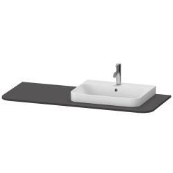 Duravit Happy D.2 Tezgah 1300 mm Grafit Süper Mat HP031KR8080