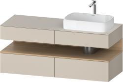 Duravit Studio F. A. Porsche Collection Asma dolap ünitesi 1400 mm Taupe Süper Mat QA4766030830010
