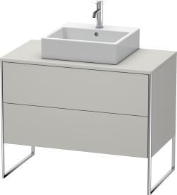 Duravit XSquare Yerden dolap ünitesi için tezgah 1000 mm Beton Gri Mat Dekor