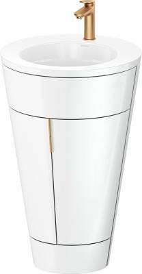 Duravit Starck 1 c-bonded yerden dolap 560 mm Beyaz (parlak) S19513O04850010