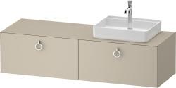 Duravit White Tulip Asma dolap ünitesi 1600 mm Taupe Saten Mat Lake WT4890R60600000