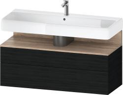 Duravit Studio F. A. Porsche Collection Asma dolap ünitesi 1190 mm Siyah Meşe QA4396055160000