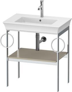 Duravit White Tulip Metal konsol 684 mm Taupe Saten Mat Lake WT4546B6060