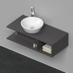 Duravit D-Neo Asma dolap ünitesi 1000 mm Grafit Mat DE491904949 uygulama örneği