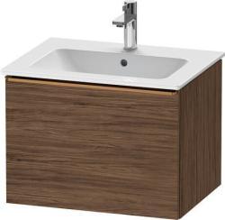 Duravit D-Neo Asma dolap ünitesi Koyu Ceviz Dekor Ceviz ağacı koyu Mat Dekor, Kulp Bronz DE4261004210000