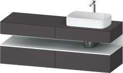 Duravit Studio F. A. Porsche Collection Asma dolap ünitesi 1600 mm Grafit Mat QA4778018490000