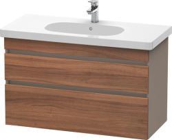 Duravit DuraStyle Asma dolap ünitesi Doğal Ceviz Ön yüzey: Ceviz ağacı Mat, Dekor, Gövde: Bazalt Mat, Dekor DS648507943