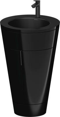 Duravit Starck 1 c-bonded yerden dolap 560 mm Parlak Siyah S19514OBD400010