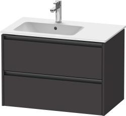 Duravit Ketho.2 Asma dolap ünitesi 810 mm Grafit Süper Mat K25267080800000