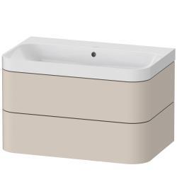 Duravit Happy D.2 c-shaped asma set 775 mm Taupe Süper Mat HP4347N8383