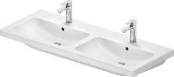 Duravit D-Code İkili etajerli lavabo 1200 mm Beyaz (Alpin) 24001200002