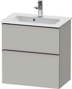 Duravit D-Neo Asma dolap ünitesi Beton Gri Mat Dekor Beton gri Mat Dekor, Kulp Paslanmaz çelik DE4368070070000
