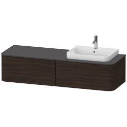 Duravit Happy D.2 Asma dolap ünitesi 1600 mm Fırçalanmış Ceviz HP4944R6969