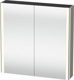 Duravit XSquare Aynalı dolap 800 mm Taş Grisi Saten Mat Lake