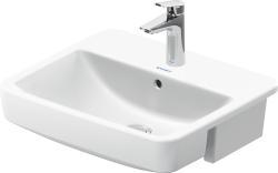 Duravit No.1 Yarım tezgah lavabo 550 mm Beyaz (Alpin)