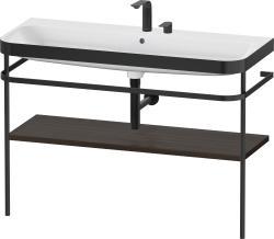 Duravit Happy D.2 c-bonded Metal lavabo konsolu 1175 mm Fırçalanmış Ceviz HP4739E69690000
