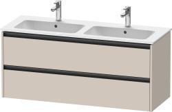Duravit Ketho.2 Asma dolap ünitesi 1280 mm Taupe Dekoru K25266091910000