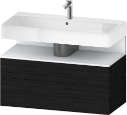 Duravit Studio F. A. Porsche Collection Asma dolap ünitesi 990 mm Siyah Meşe QA4395018160010