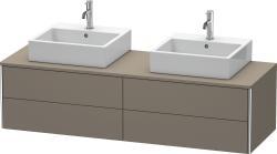 Duravit XSquare Asma dolap ünitesi 1600 mm Flanel Gri Saten Mat Lake XS4917B9090