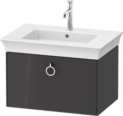 Duravit White Tulip Asma dolap ünitesi 684 mm Grafit Parlak WT42510H1H10010
