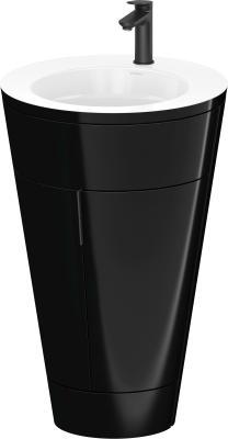 Duravit Starck 1 c-bonded yerden dolap 560 mm Parlak Siyah S19513OBD400000