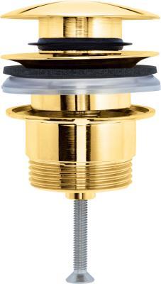 Duravit Universal Push-open sifon 64 mm Parlak Altın