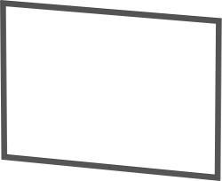 Duravit Vitrium Ankastre çerçevesi 1050 mm Grafit Mat