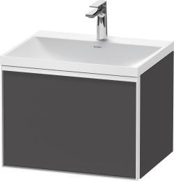 Duravit Vitrium c-bonded Asma dolap 600 mm Grafit Mat VT4285O4949001W