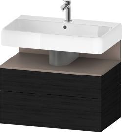 Duravit Studio F. A. Porsche Collection Asma dolap ünitesi 790 mm Siyah Meşe QA4394043160000