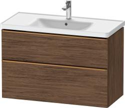 Duravit D-Neo Asma dolap ünitesi 984 mm Koyu Ceviz Dekor DE4356004210000