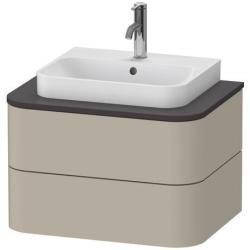 Duravit Happy D.2 Asma dolap ünitesi Taupe Saten Mat Lake Taupe İpeksi mat Boya HP496006060