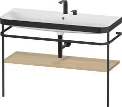 Duravit Happy D.2 c-bonded Metal lavabo konsolu 1175 mm Akdeniz Meşesi Gerçek ahşap kaplama HP4739E71710000