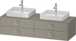 Duravit White Tulip Asma dolap ünitesi 1600 mm Taş Grisi Saten Mat Lake WT4996B92920000