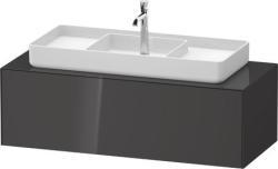 Duravit White Tulip Asma dolap ünitesi Grafit Parlak Grafit Parlak Boya, İç aydınlatma: Entegre WT4977MH1H10010